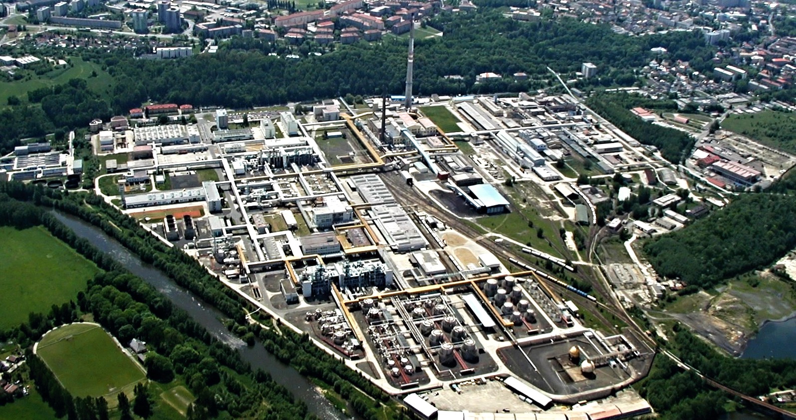 Modernizace varovného a informačního sytému v areálu Synthomer